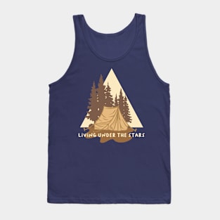 Camping Under The Stars Tank Top